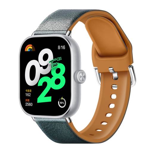 Foto - eses Silikónový remienok kombinovaný pre Xiaomi Redmi Watch 4, Smart Band 8 Pro a 9 Pro - Zelený