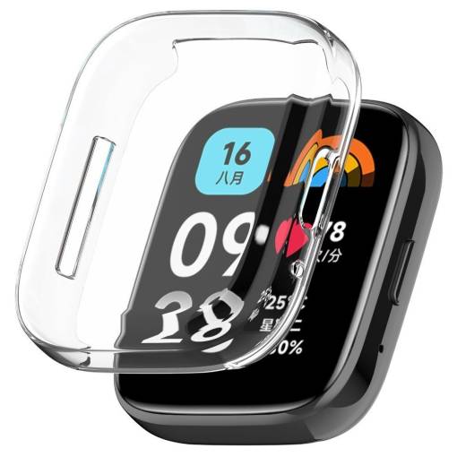 Foto - Silikónový kryt pre Xiaomi Redmi Watch 3 Active - Transparentný