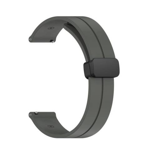 Foto - eses Silikónový remienok s magnetickou prackou pre Garmin Lily 2 a Garmin Lily 2 Active - Tmavo šedý, 14 mm