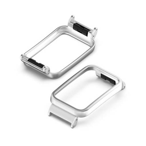 Foto - Kovový rámček pre Xiaomi Smart Band 7 Pro - Strieborný