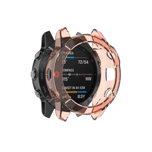 Foto - Silikónový rámček pre Garmin Enduro 1 a Garmin Fénix 6X - Oranžový