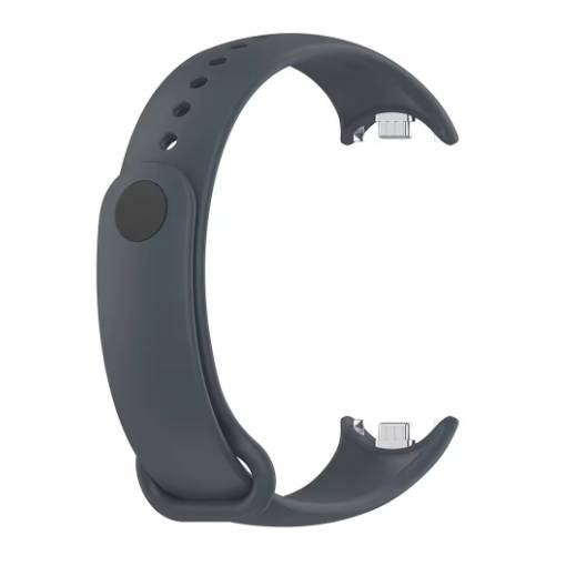 Foto - eses Silikónový remienok pre Xiaomi Smart Band 8 a Smart Band 9 - Sivý