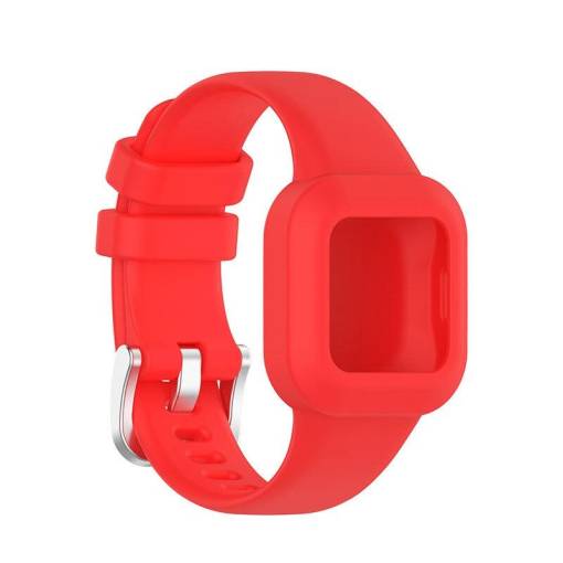 Foto - eses Silikónový remienok pre Garmin Vivofit Junior 3 - Červený