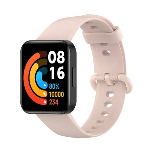Foto - eses Silikónový remienok pre Xiaomi Redmi Watch 2 Lite - Ružový