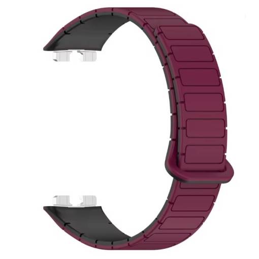 Foto - eses Silikónový remienok pre Huawei Band 8, 9 - Tmavočervená