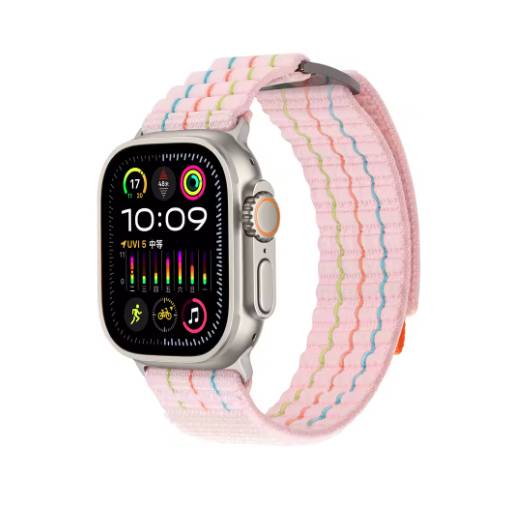 Foto - eses Nylonový remienok pre Apple Watch - Ružovy 38 mm, 40 mm, 41 mm