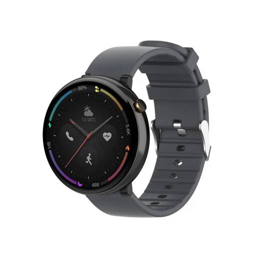 Foto - Silikónový remienok pre Amazfit Nexo - Tmavošedý
