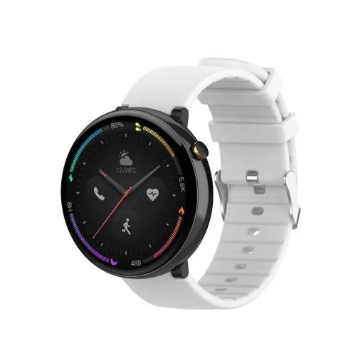 Foto - Silikónový remienok pre Amazfit Nexo - Biely