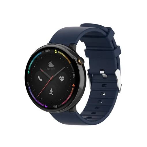 Foto - Silikónový remienok pre Amazfit Nexo - Tmavo modrý