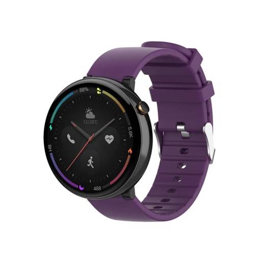 Foto - Silikónový remienok pre Amazfit Nexo - Fialový