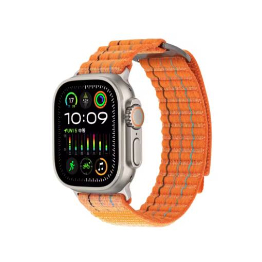 Foto - eses Nylonový remienok pre Apple Watch - Oranžový 42mm, 44mm, 45mm, 49mm