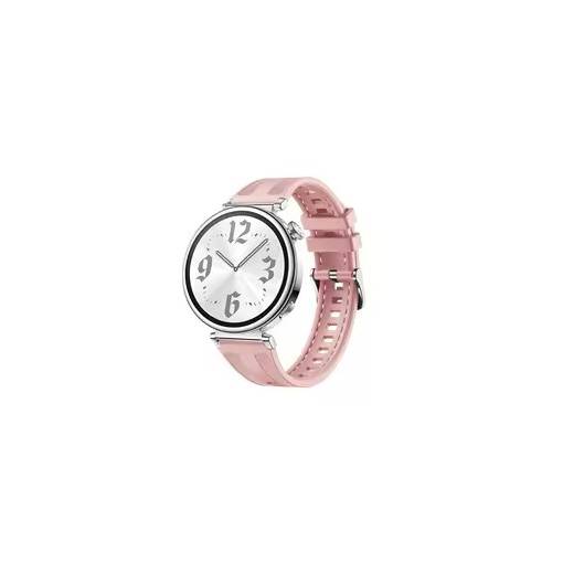 Foto - eses Silikónový prešívaný remienok Huawei Watch GT5 41 mm a GT5 pro 42 mm - Ružový