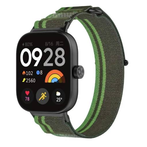 Foto - eses Silikónový remienok pre Xiaomi Redmi Watch 4 a 5, Smart Band 8 Pro a 9 Pro - Zelený