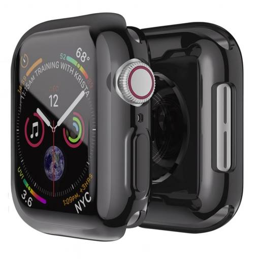 Foto - Silikónový kryt pre Apple Watch 10 46 mm - Tmavo sivý