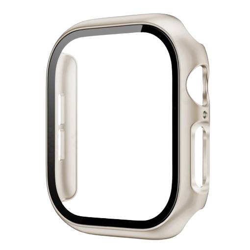 Foto - Ochranný kryt pre Apple Watch 10 46 mm - Titánový zlatý