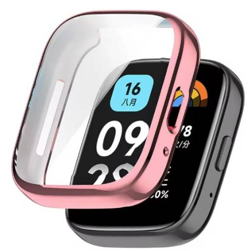 Foto - Silikónový kryt pre Xiaomi Redmi Watch 3 Active - Růžový