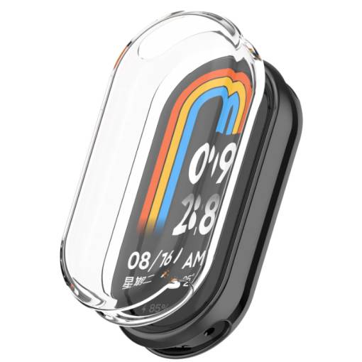 Foto - Silikónový kryt pre Xiaomi Smart Band 8 - Transparentní