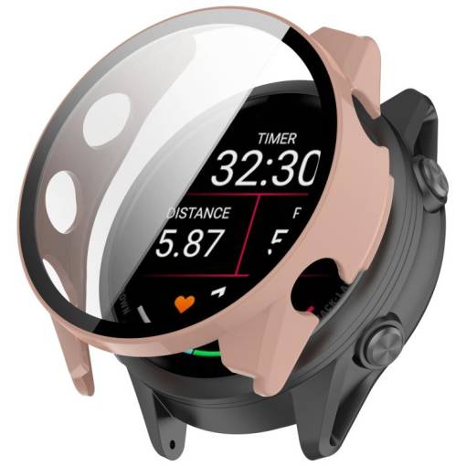 Foto - Ochranný kryt pre Garmin Forerunner 570 - Ružový, 42 mm