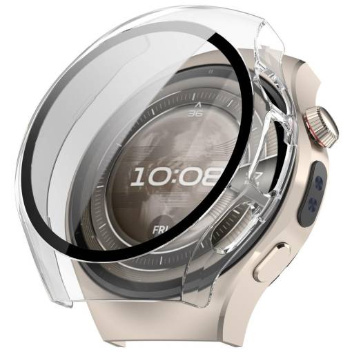 Foto - Ochranný kryt pre Huawei Watch 5 - Transparentný, 46 mm
