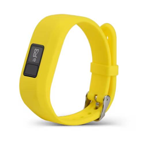 Foto - eses Silikónový remienok pre Garmin VivoFit Junior 1 a 2, Vívofit 3 - Veľkosť S, žltý