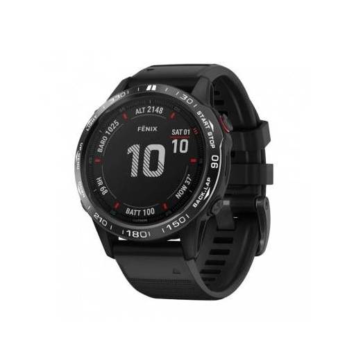 Foto - eses Silikónový remienok pre Garmin Fénix 6X Pro - čierny