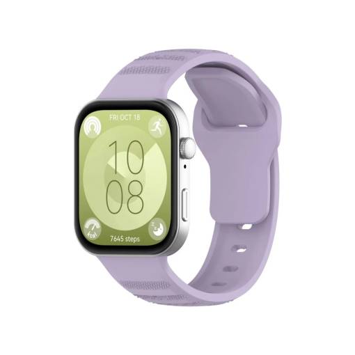 Foto - eses Silikónový remienok pre Huawei Watch Fit 3, 4 a 4 Pro - Béžový