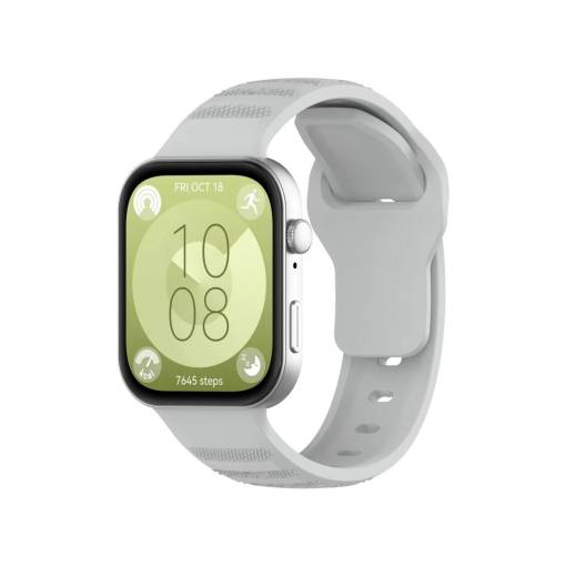 Foto - eses Silikónový remienok pre Huawei Watch Fit 3, 4 a 4 Pro - Béžový