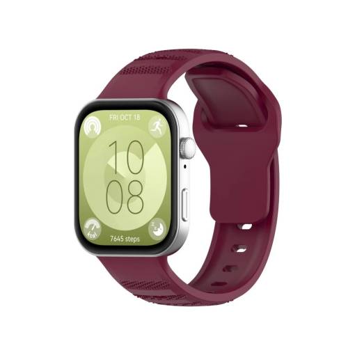 Foto - eses Silikónový remienok pre Huawei Watch Fit 3, 4 a 4 Pro - Béžový