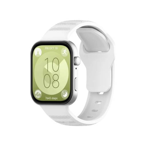 Foto - eses Silikónový remienok pre Huawei Watch Fit 3, 4 a 4 Pro - Béžový
