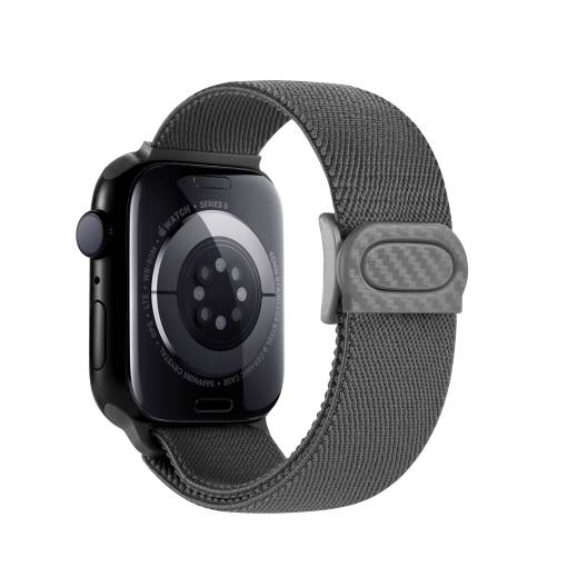 Foto - eses Nylonový elastický remínek pro Apple Watch - Šedý 42mm, 44mm, 45mm, 49mm