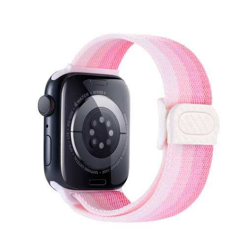 Foto - eses Nylonový elastický remínek pro Apple Watch - Růžové spektrum 42mm, 44mm, 45mm, 49mm