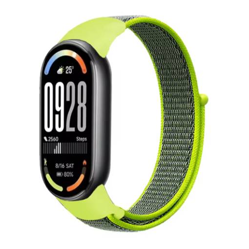 Foto - eses Nylonový remienok pre Xiaomi Smart Band 8, 9 a 10 - Žltý