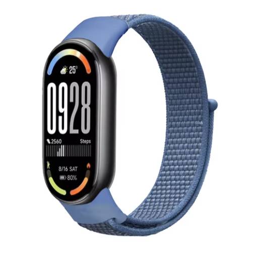 Foto - eses Nylonový remienok pre Xiaomi Smart Band 8, 9 a 10 - Modrý