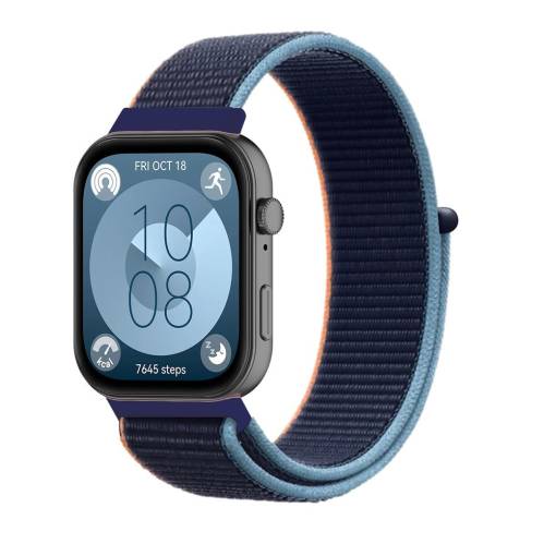 Foto - eses Nylonový remienok pre Huawei Watch Fit 3, 4 a 4 Pro - Modrý