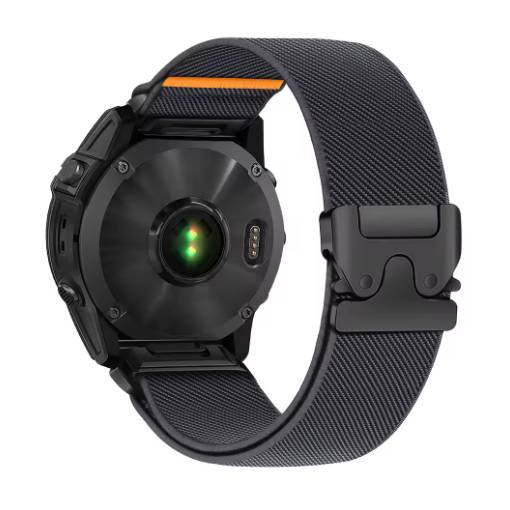 Foto - eses Nylonový elastický remienok pre Garmin - Šedý, QuickFit 22 mm