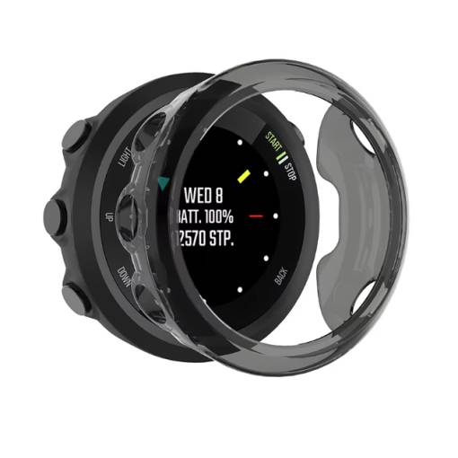 Foto - Silikónový rámček pre Garmin Instinct 3 - Fialový, 45 mm