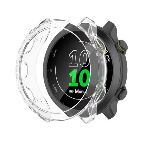 Foto - Silikónový rámček pre Garmin Instinct 3 - Fialový, 45 mm