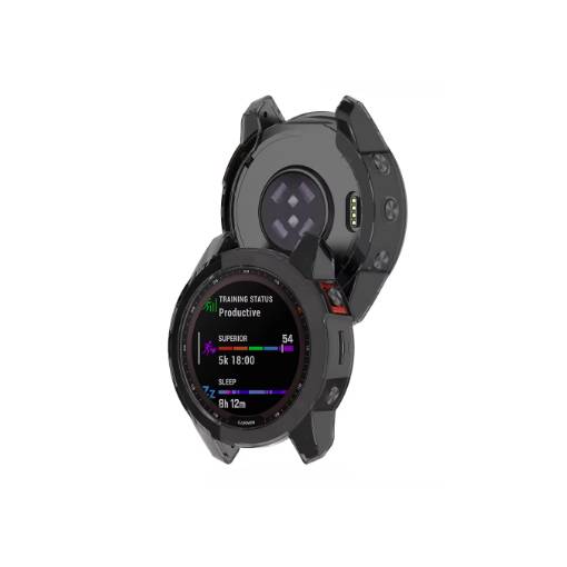 Foto - Silikónový rámik pre Garmin Fénix 5, 5 Plus - čierny