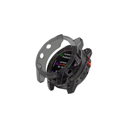 Foto - Silikónový rámik pre Garmin Fénix 7X - čierny
