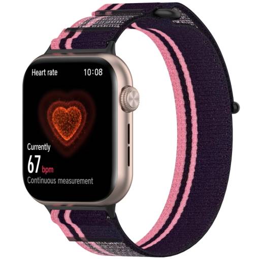 Foto - eses Nylonový remienok pre Honor Watch 5 - Ružovo fialový