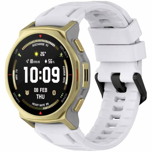 Foto - eses Silikónový remienok pre Xiaomi Amazfit T-Rex 3 Pro 44mm - Svetlo šedý