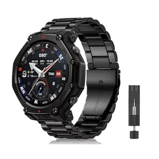 Foto - eses Silikónový remienok pre Xiaomi Amazfit T-Rex 3 Pro 48mm - Zelený