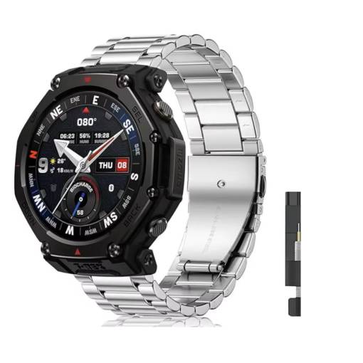 Foto - eses Silikónový remienok pre Xiaomi Amazfit T-Rex 3 Pro 48mm - Zelený