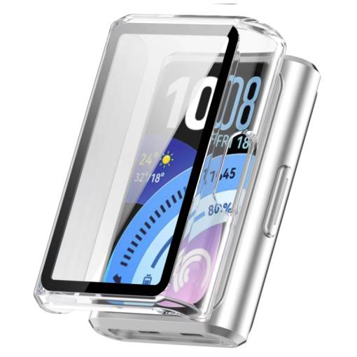 Foto - Ochranný rámček s kamienkami pre Huawei Watch GT 6 41mm - Transparentný