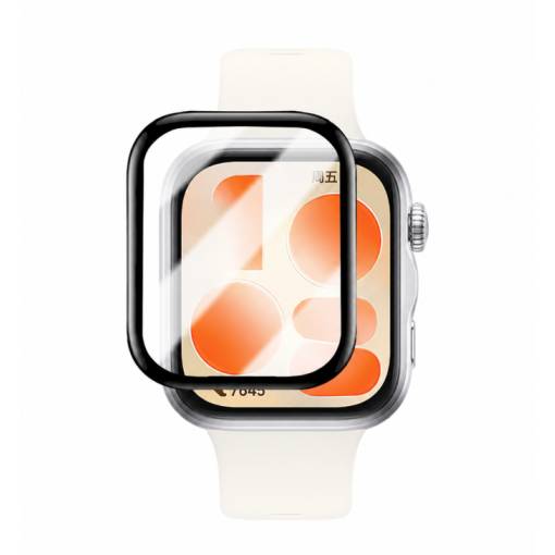 Foto - Ochranná fólie s čiernym okrajom pre Huawei Watch Fit 5