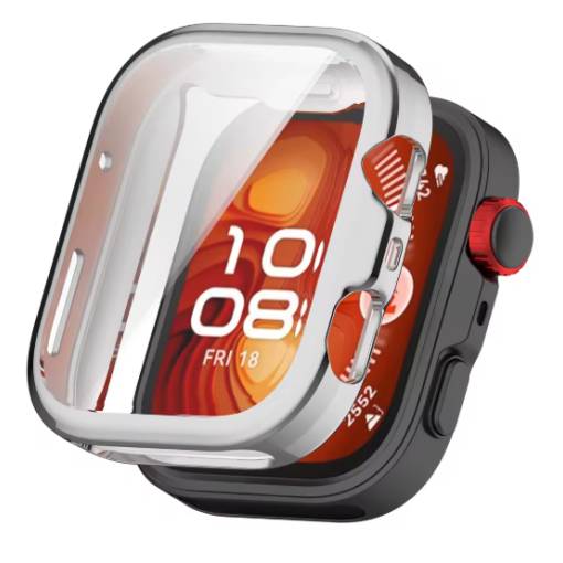 Foto - Silikónový kryt pre Huawei Watch Fit 5 Pro - strieborný
