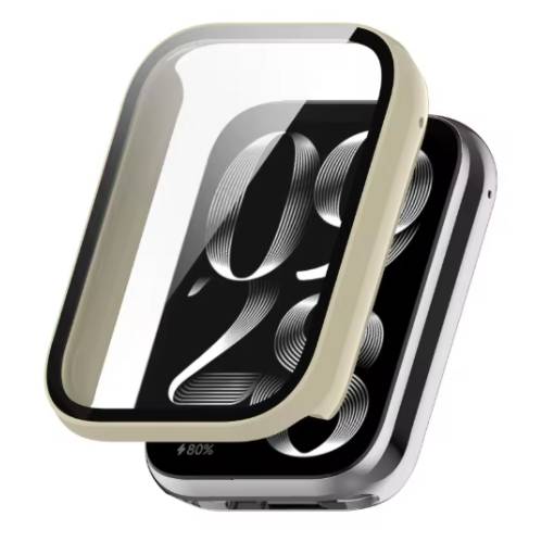 Foto - Ochranný kryt pre Xiaomi Smart Band 10 Pro - Béžový