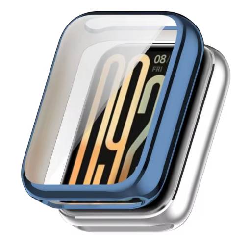 Foto - Silikónový kryt pre Xiaomi Smart Band 10 Pro - Modrý
