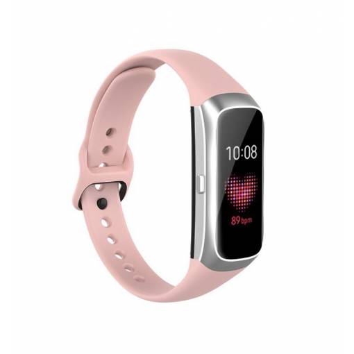 Foto - eses Silikónový remienok pre Samsung Galaxy Fit - Béžovo ružový