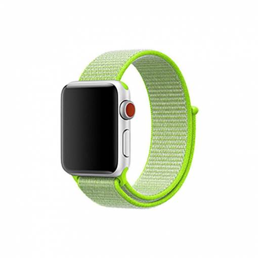 Foto - eses Nylonový remienok pre Apple Watch - Svetlo zelený 38mm, 40mm, 41mm